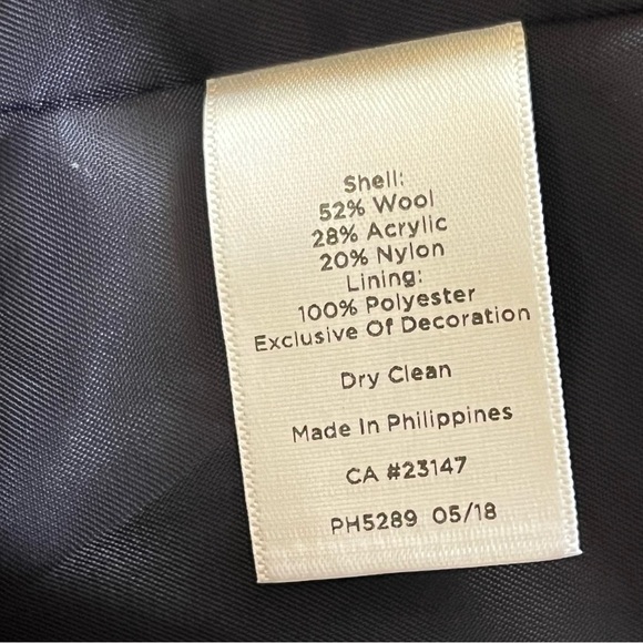 Nwt-TALBOTS Women's Tweed Jacket Wool Blend-16 - Picture 6 of 6